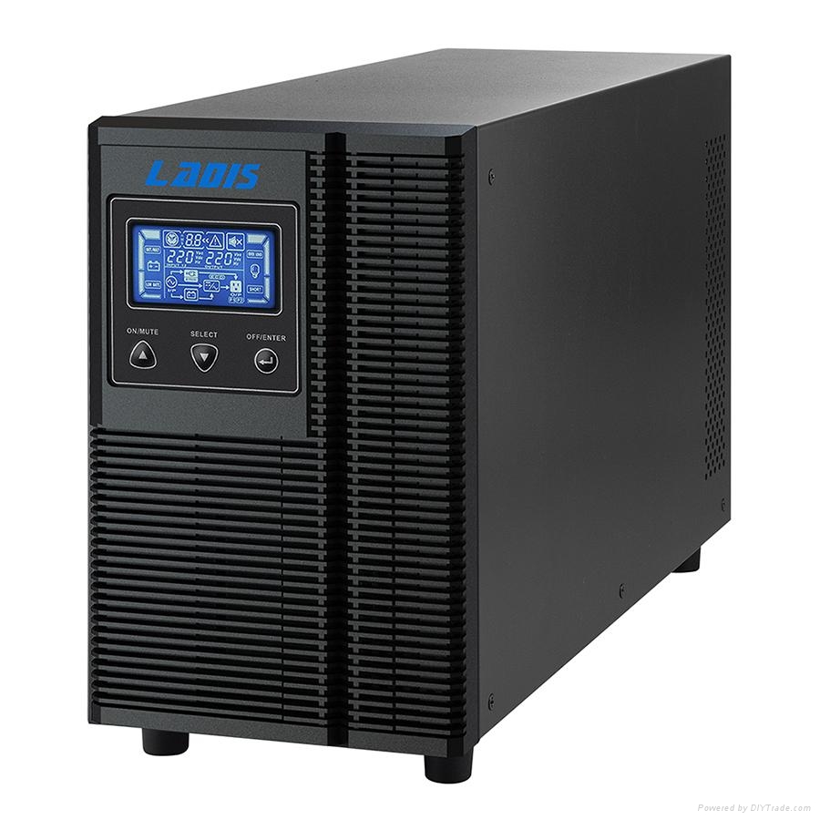 雷迪司G3KL 3kVA在线式UPS电源 2400W智能液晶显示，为关键设备提供1小时备用电力保障